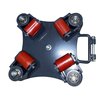 Pake Handling Tools Rotating Machine Dolly, 2200 lb. Cap, Steel, 4 PU Rollers PAKRM04